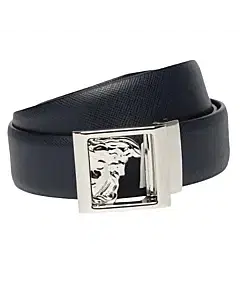 Versace Half Medusa Square Buckle Belt