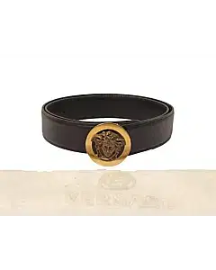 Versace Medusa Round Buckel Belt