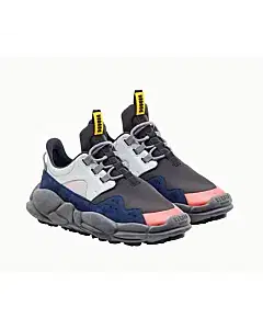 Versus Versace Grey Anatomia Neoprene Runner Sneaker
