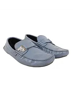 Versace Pastel Blue Loafers