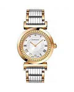 Versace Women's P5Q80D499 S089 Vanity Rose-Gold Ion-Plated Stainless Steel Watch