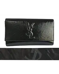 Yves Saint Laurent Patent Leather Belle De Jour Flap Clutch