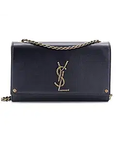 Saint Laurent Kate Monogram Medium Leather Flap Bag
