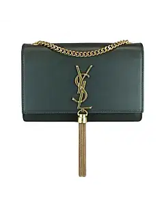 YSL Kate In Dark Green Gold Hardware