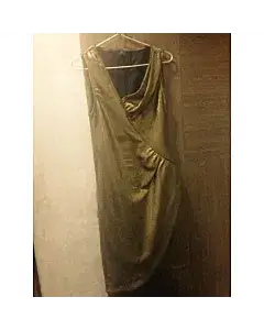 Zara Silver Metallic Dress