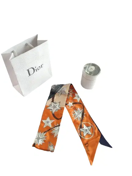 Dior ABCDior Mitzah Initial S 100% Silk Twill