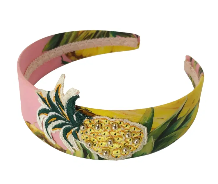 Dolce & Gabbana Toddler Pink Headband-Hover-Image