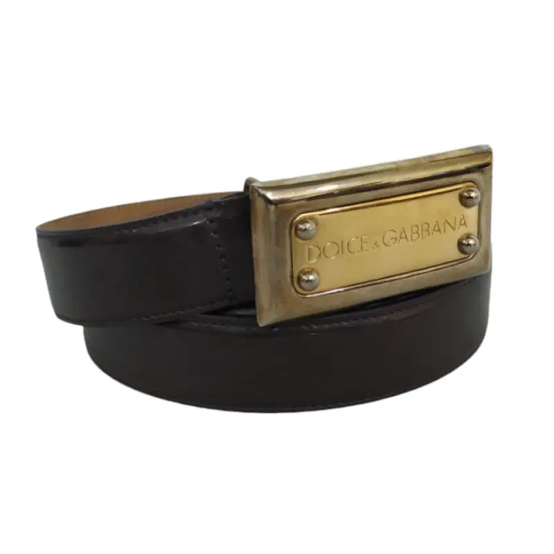 Dolce & Gabbana Brown Slim Belt