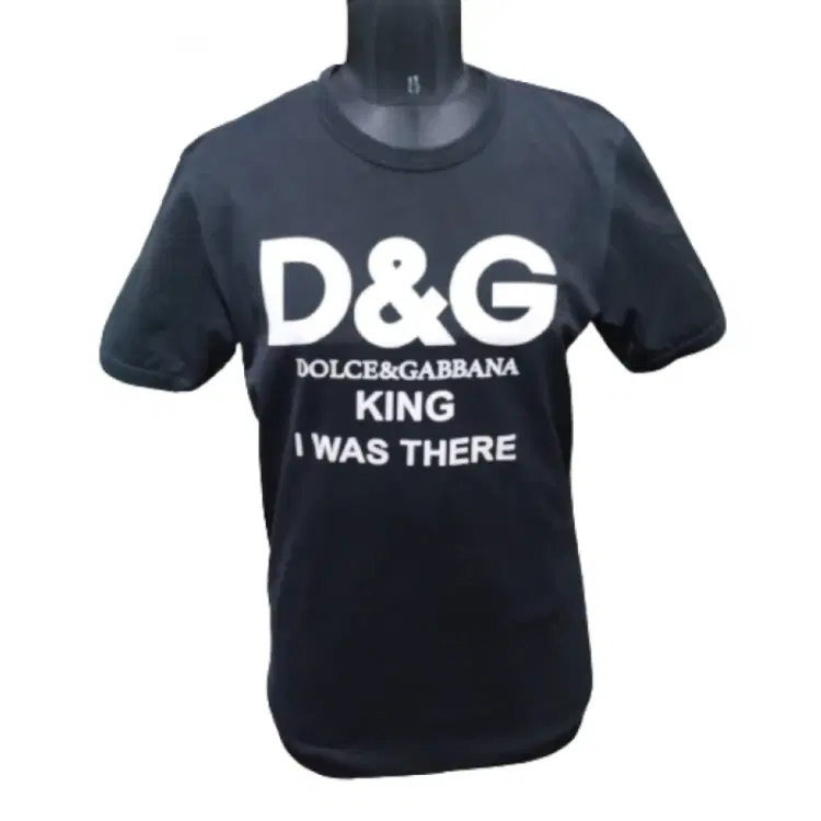 Dolce & Gabbana Black Cotton King T-Shirt-Hover-Image