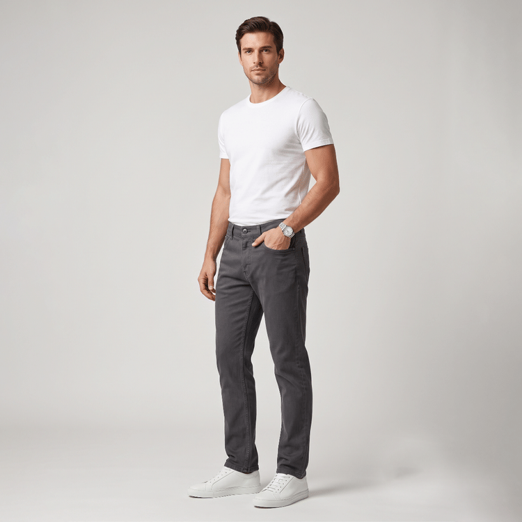 Size 52 - Dolce & Gabbana Comfort Grey Denim-Hover-Image