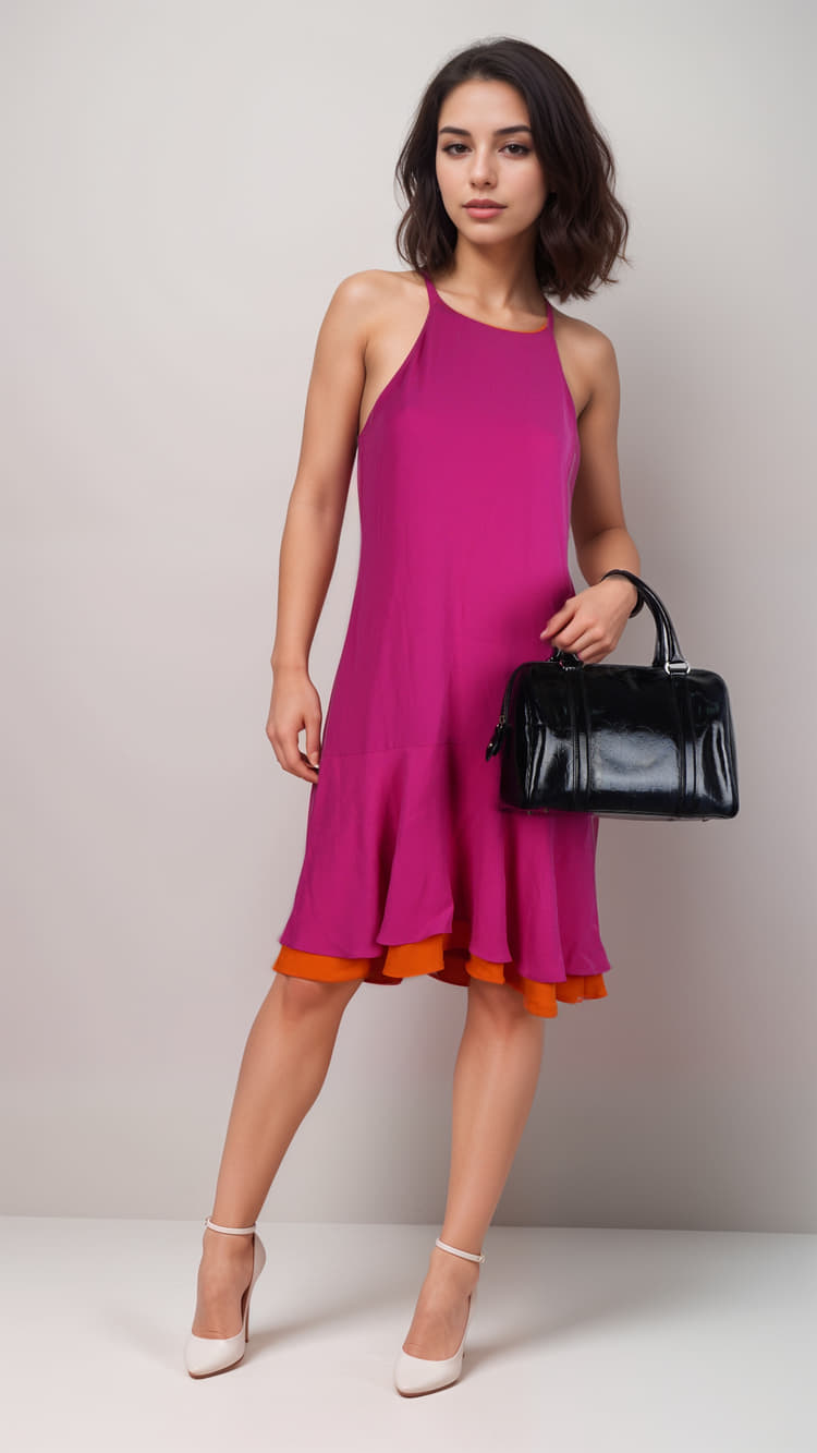 Dior Black Oblique Patent Leather Boston Bag-Hover-Image
