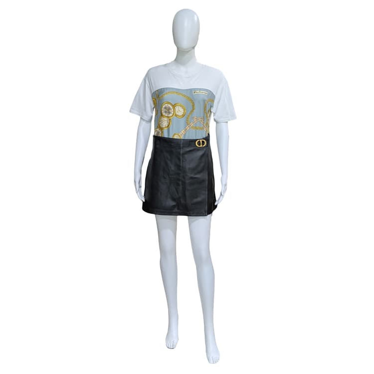 Dior Skirt with CD Buckle-Hover-Image