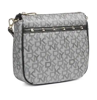 DKNY Studded Monogram Crossbody Bag