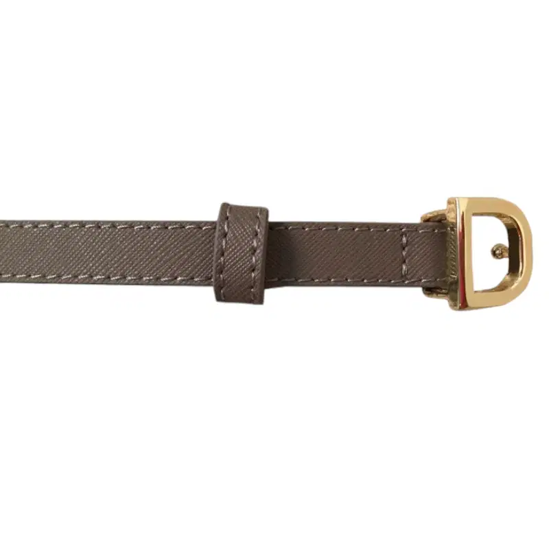 DKNY Grey Thin Belt 1