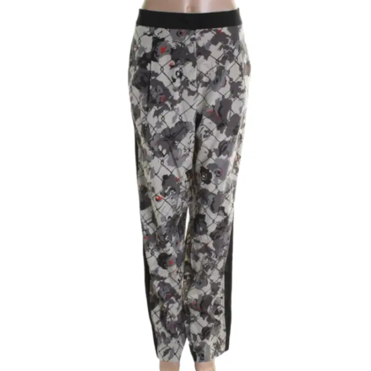 DKNY Floral Print Pants 1-Hover-Image
