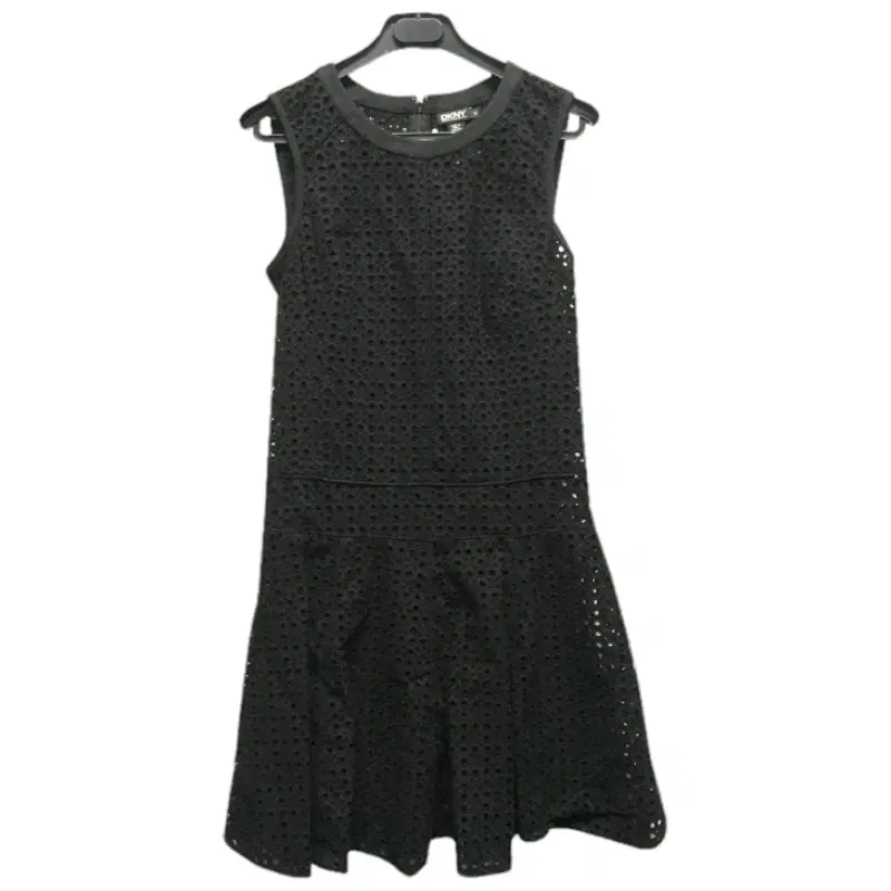 DKNY Black Laser Cut Dress