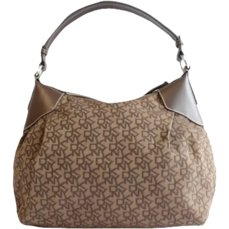 DKNY Monogram Brown Handbag-Hover-Image