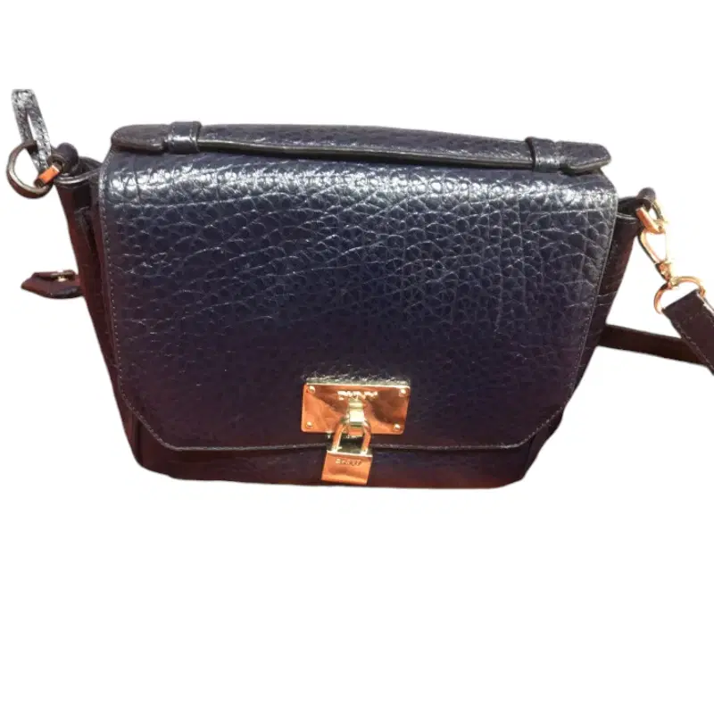 DKNY Navy Blue Flap Shoulder Cross Body Bag
