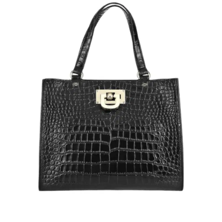 DKNY Crocodile-effect leather Shopper Tote-Hover-Image