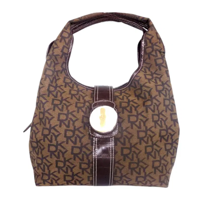 DKNY Monogram Hobo Shoulder Bag