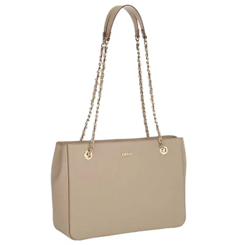 DKNY Bryant Park Saffiano Leather Chain Shopper Bag