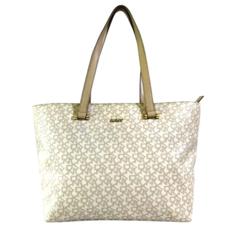 DKNY Women's Heritage Large Logo Print Shopper Bag-Hover-Image