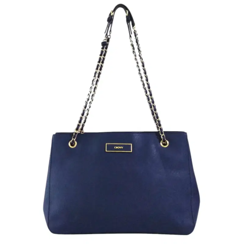 DKNY Navy Golden Chain Tote
