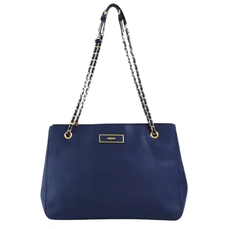 DKNY Navy Golden Chain Tote-Hover-Image