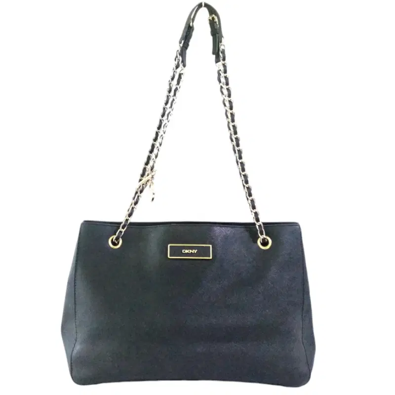 DKNY Black Golden Chain Tote