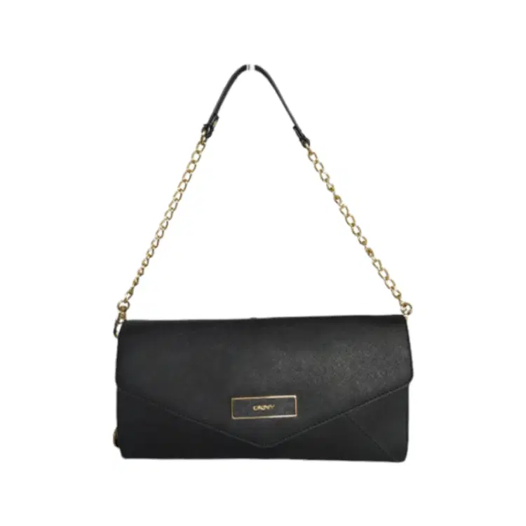 DKNY Envelope Leather Clutch-Hover-Image