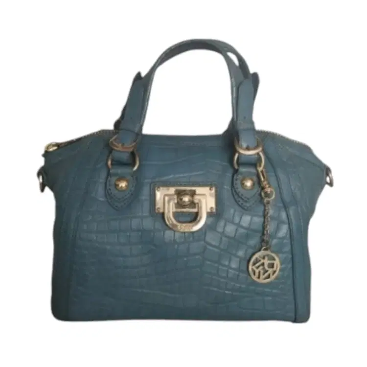 DKNY Croc Embossed Leather Crossbody Satchel-Hover-Image