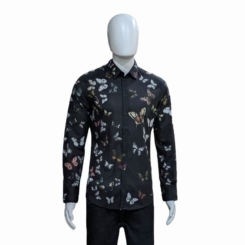 Dolce & Gabbana Butterfly Print Shirt