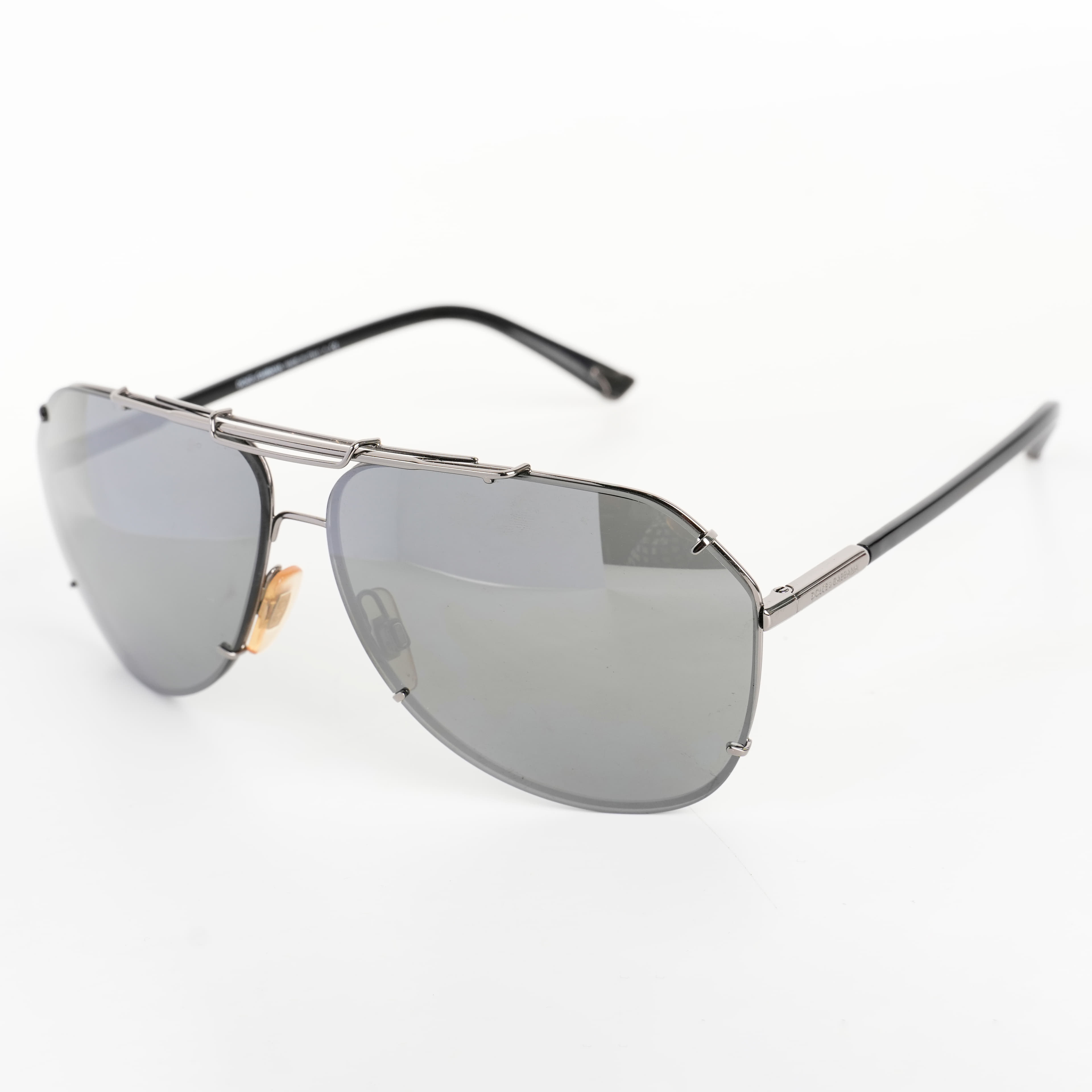 Dolce & Gabbana Gunmetal Aviators