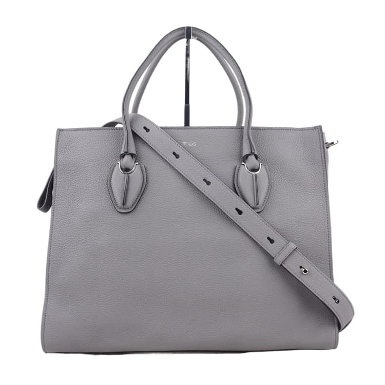 Tods Grey Satchel-Hover-Image