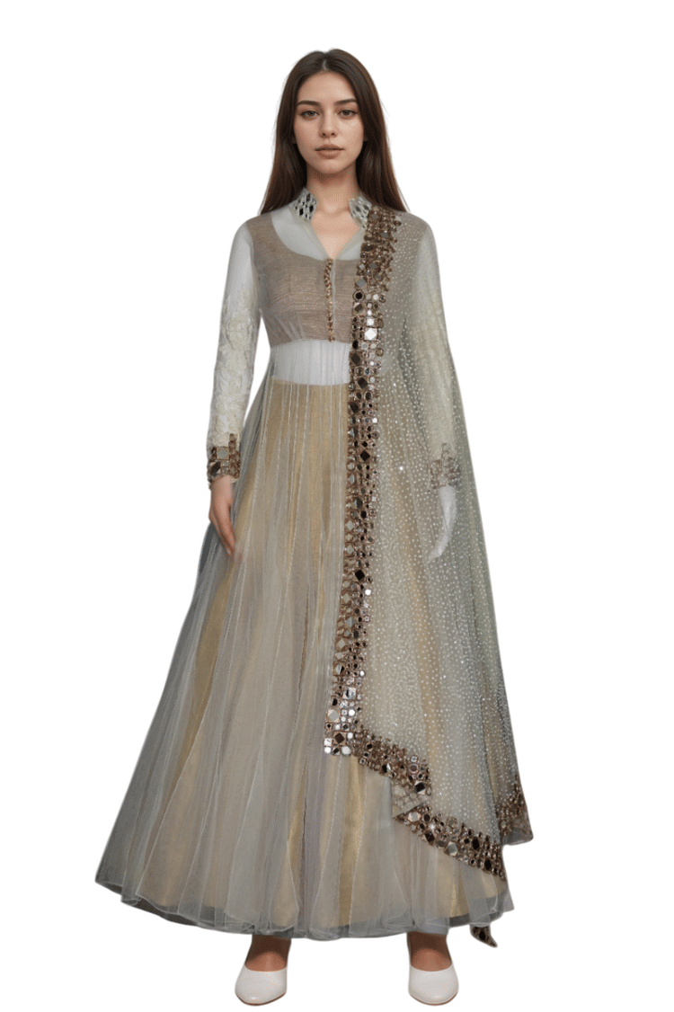 Manish Malhotra Stone Work Lehenga Set-Hover-Image