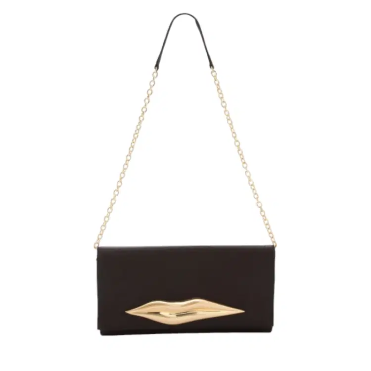 Diane von Furstenberg Carolina Lips Clutch-Hover-Image