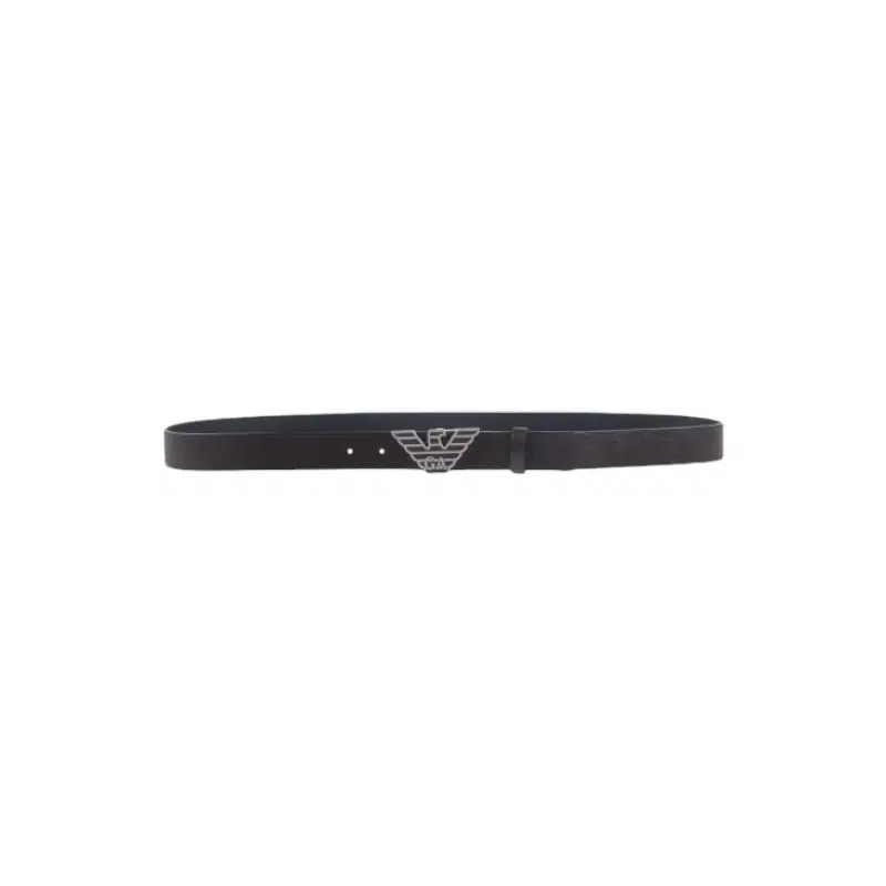 Emporio Armani Black Belt with Logo