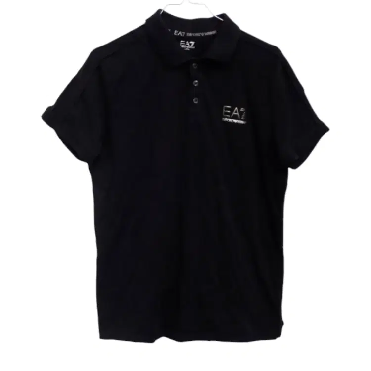 Emporio Armani EA7 Polo Shirt Short Sleeve Black 4a209-Hover-Image