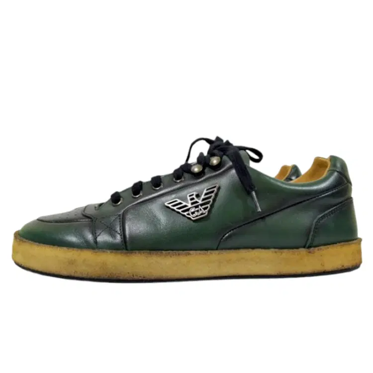Emporio Armani Dark Green Sneaker-Hover-Image