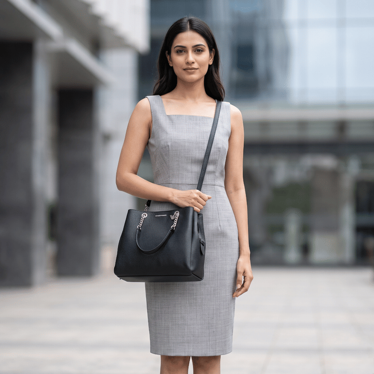 Emporio Armani Annie Small Eagle Logo Tote Bag-Hover-Image