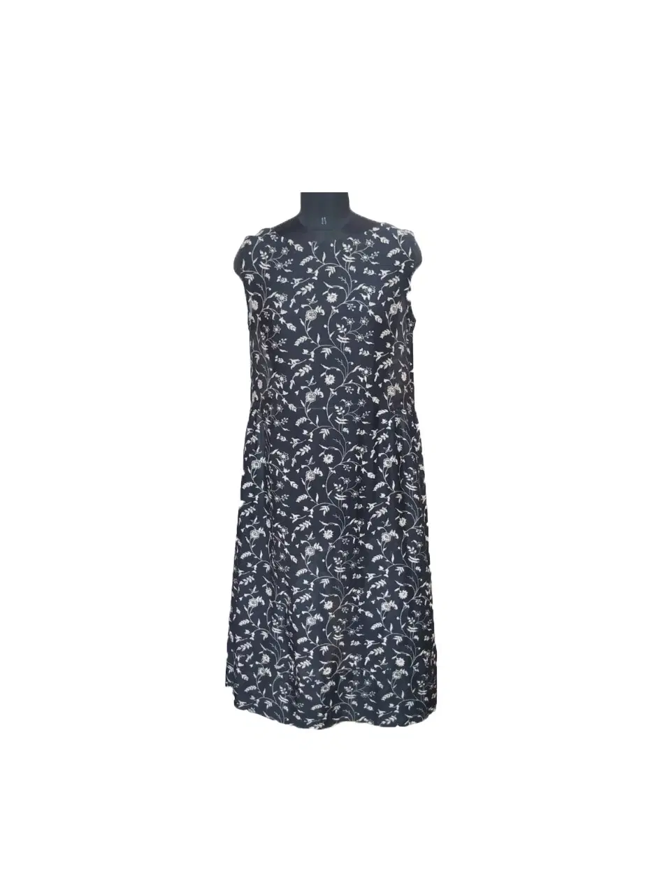 Eka Black Floral Print Dress