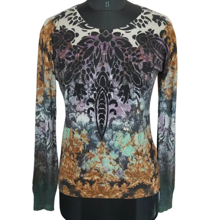 ETRO Round Neck Printed Sweater-Hover-Image