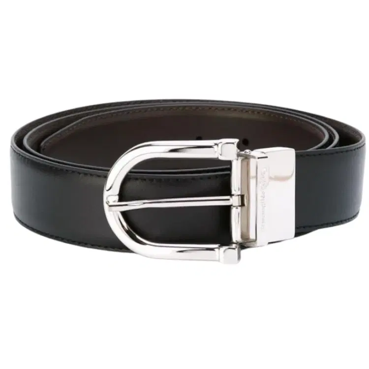 Ermenegildo Zegna Reversible Black and Brown Belt-Hover-Image