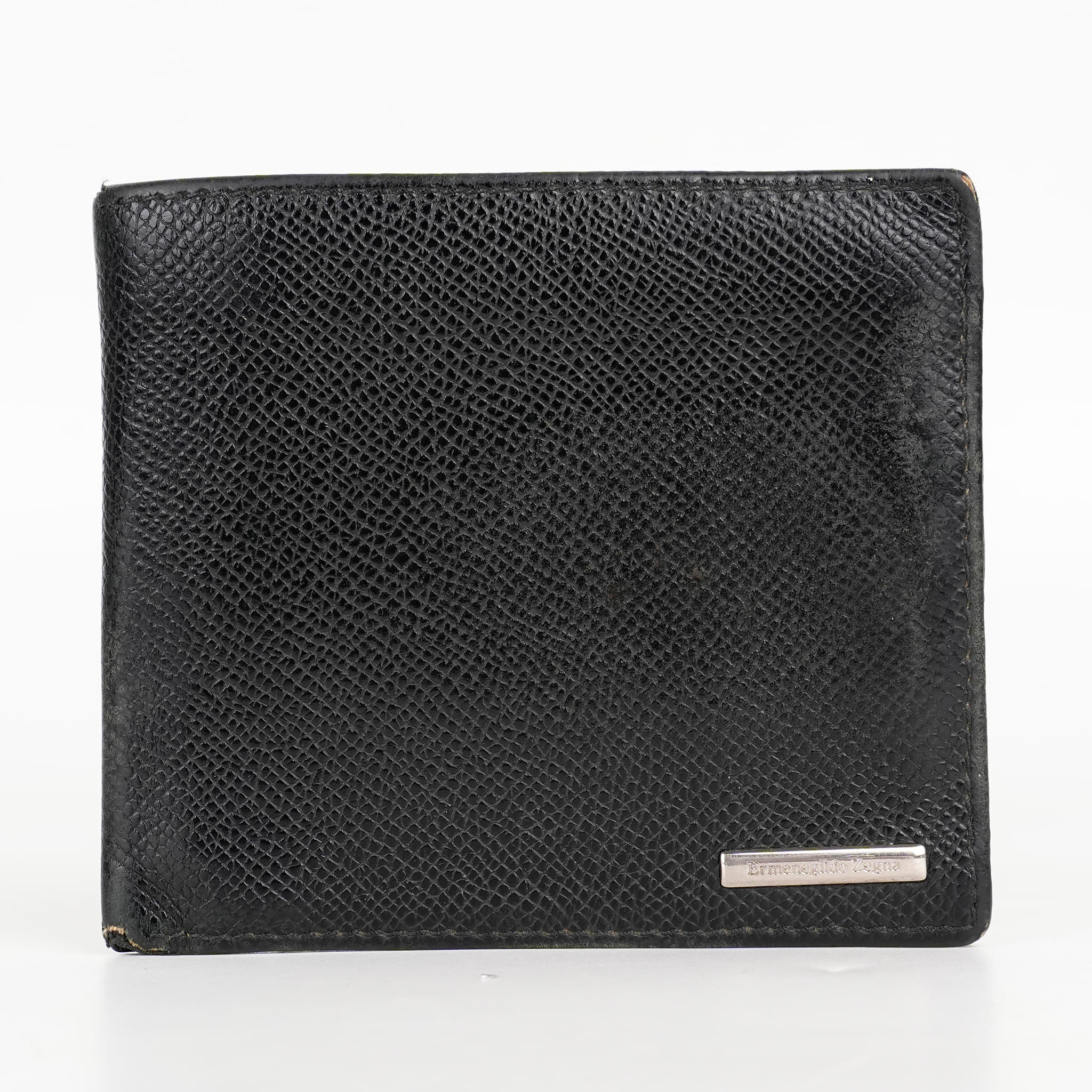 Zegna Textured Leather Bifold Wallet