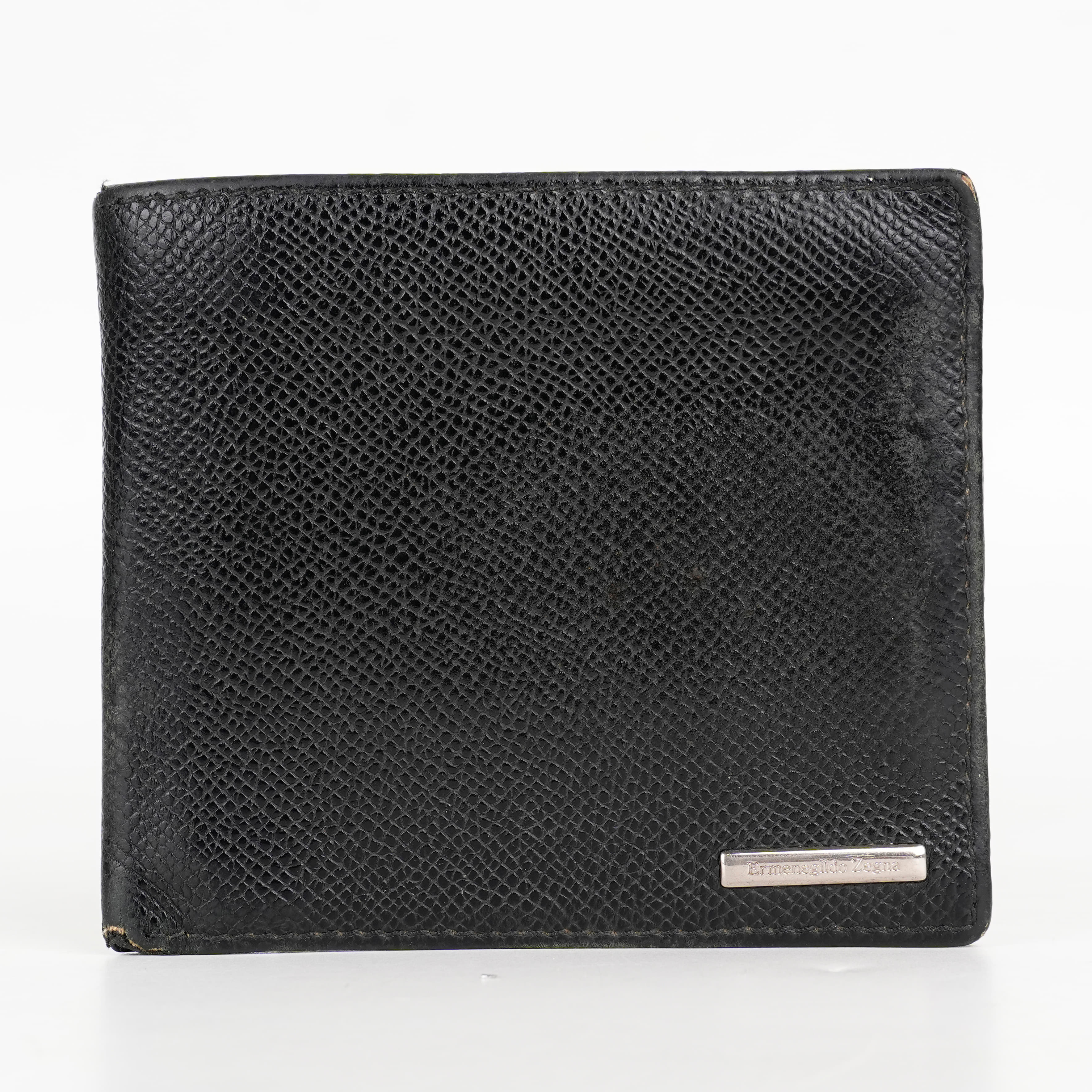 Zegna Textured Leather Bifold Wallet