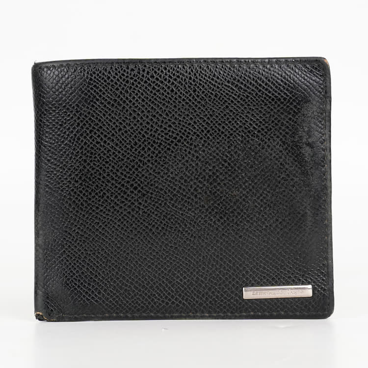 Zegna Textured Leather Bifold Wallet-Hover-Image