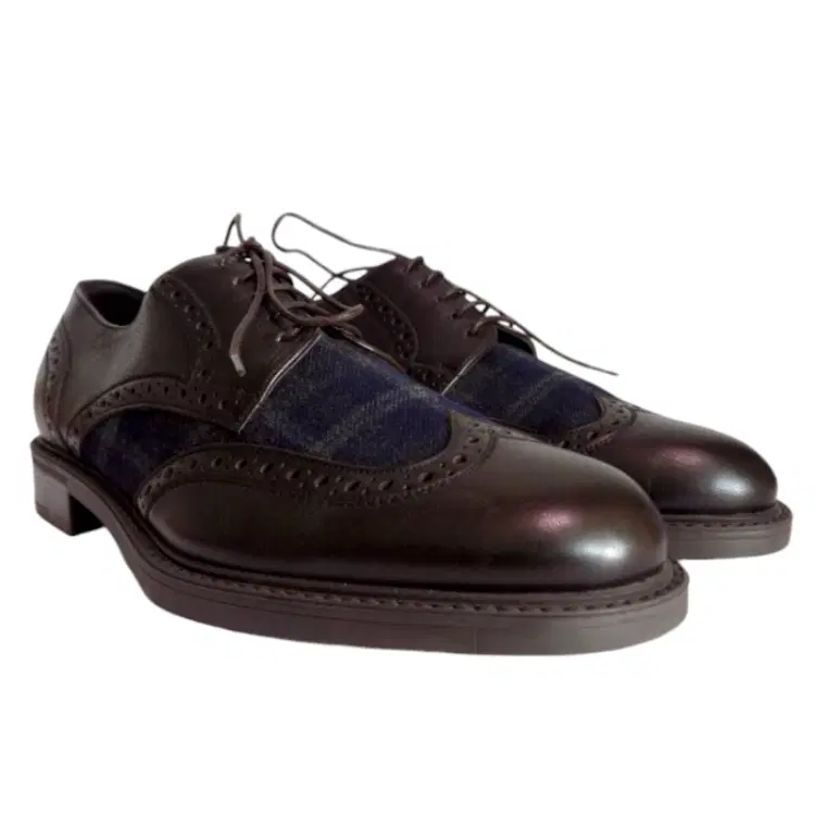Ermenegildo Zegna Leather Oxford Shoes-Hover-Image