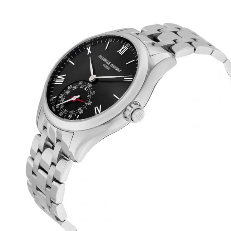 FREDERIQUE CONSTANT Horological Smart Watch Black Dial Stainless Steel Men's Watch-Hover-Image
