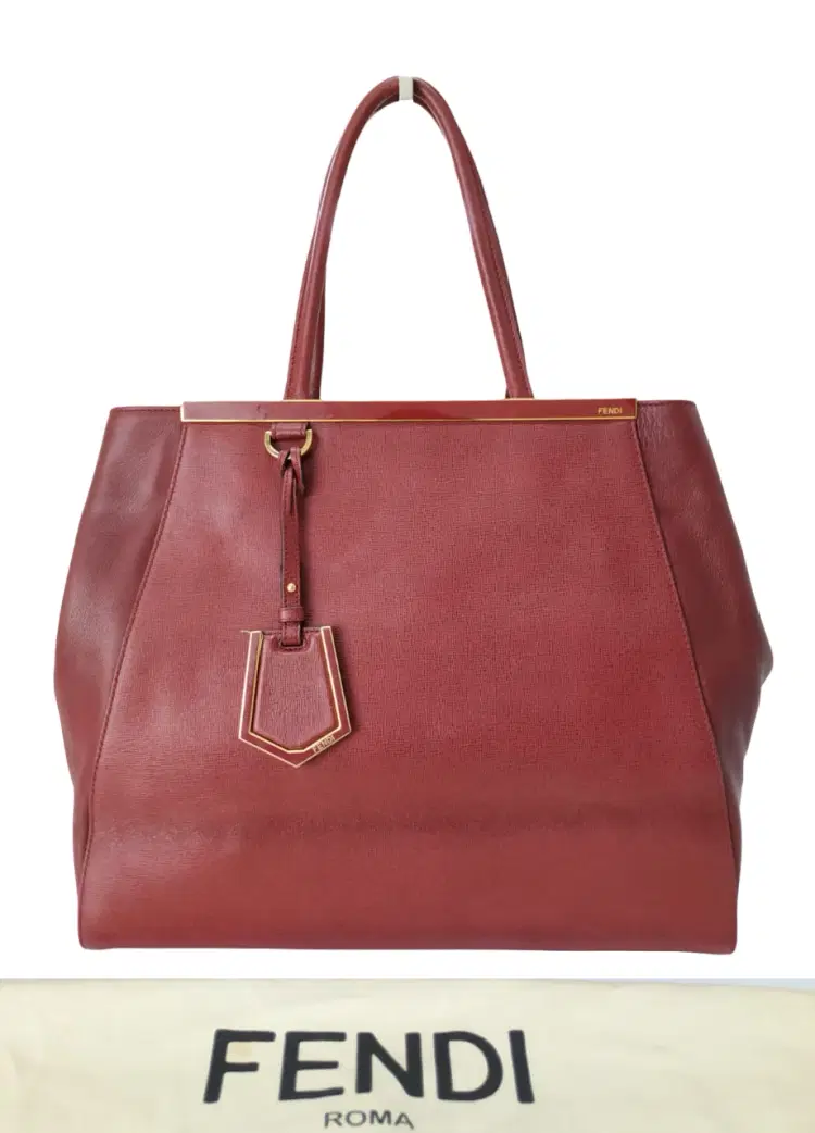 Fendi 2Jours Medium Calfskin Leather Bag-Hover-Image