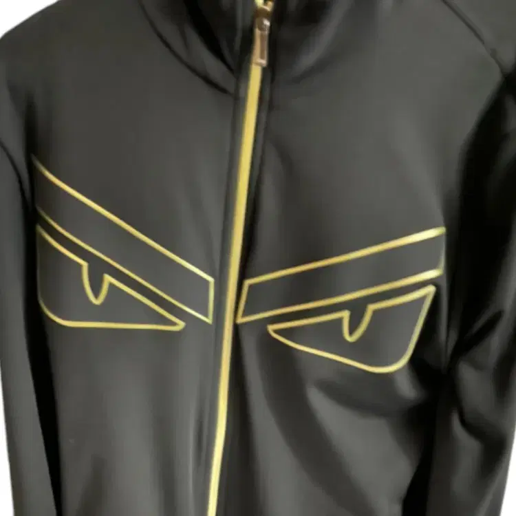 Fendi Maglia Tecnica Black Bug Eyes Jacket-Hover-Image